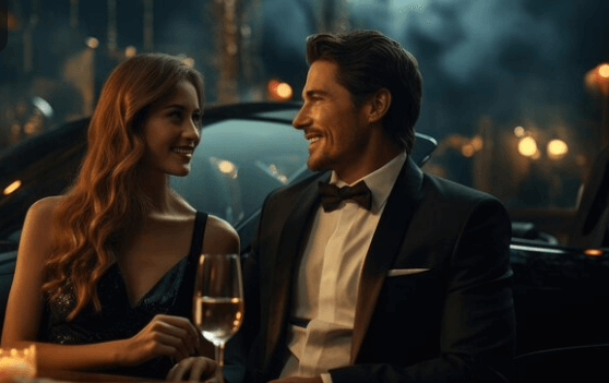 Sydney nightlife couple conversation